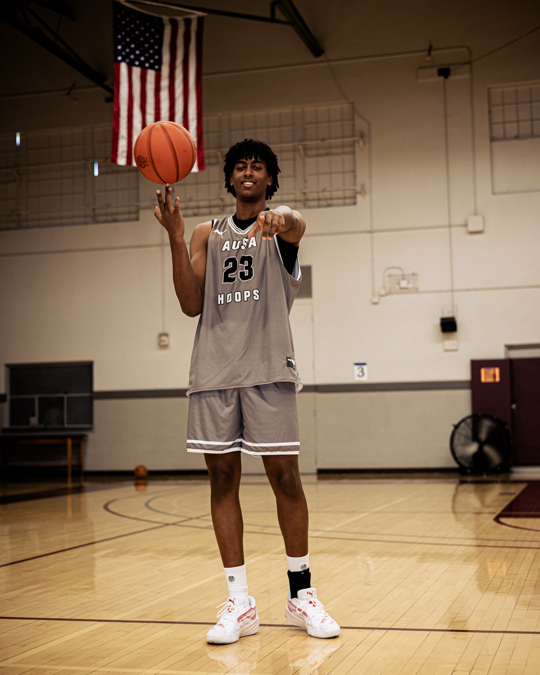 Aaron Gashaw Commits to Cameron University Basketball, graphic