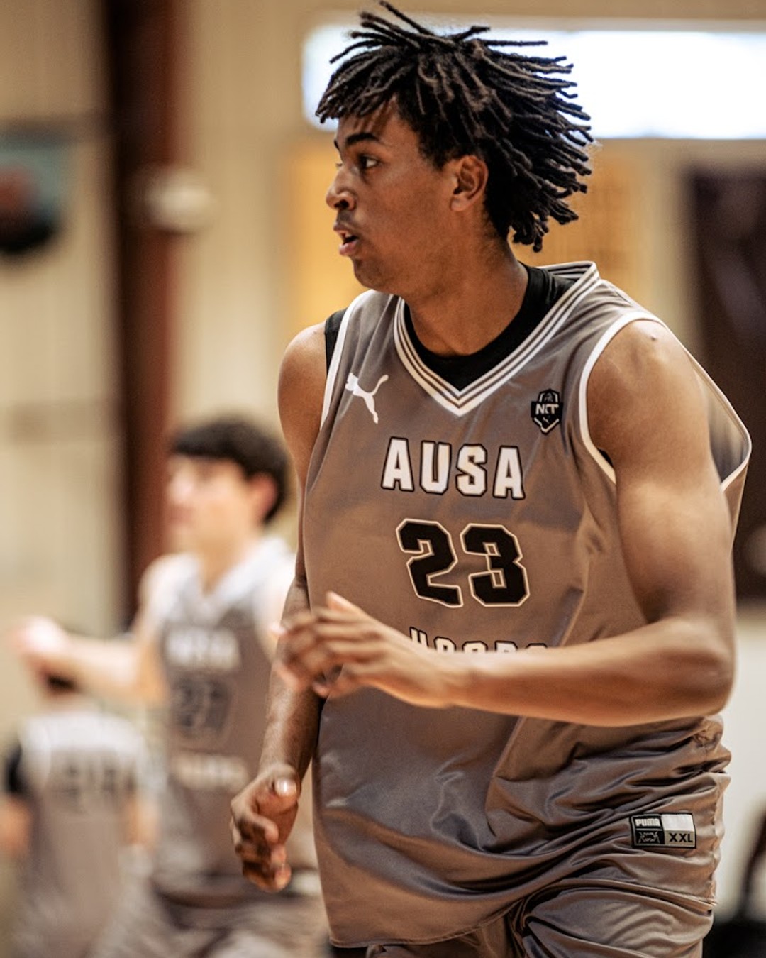 Aaron Gashaw Commits to Cameron University Basketball, graphic