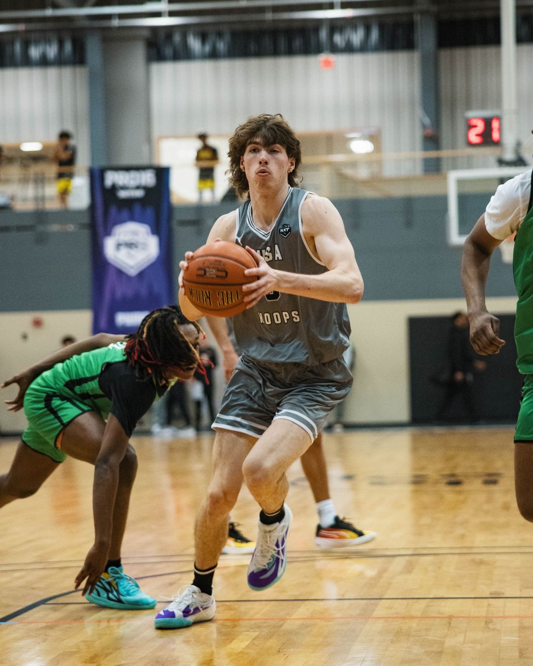 Angus Lourey Commits to Whitworth University's Basketball Program: graphic